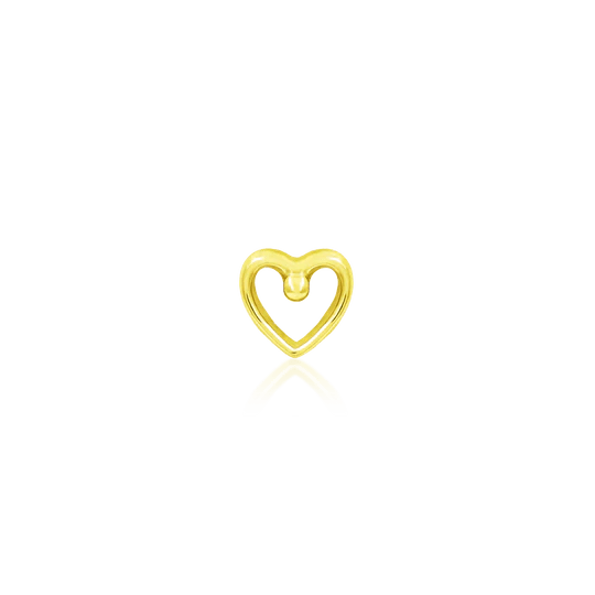 Junipurr Threadless Gold Gold Heart - For Your Sleeve