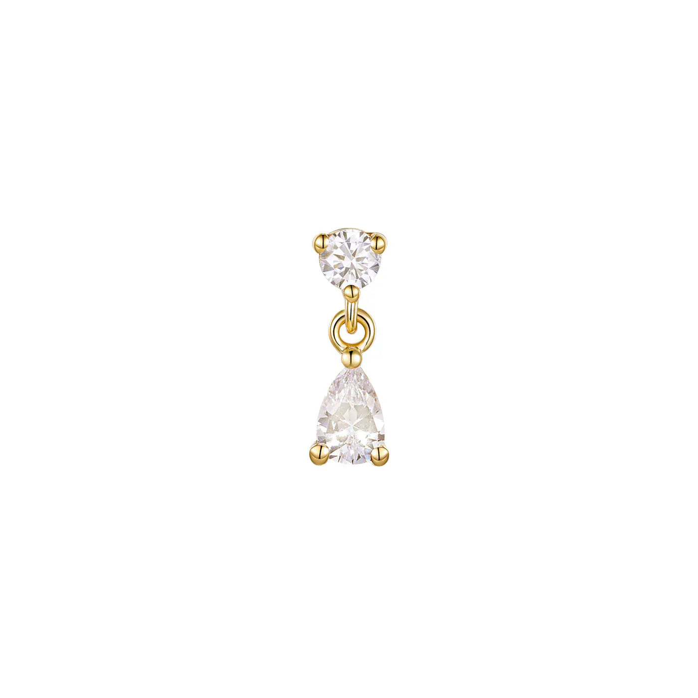 Modern Mood Body Jewelry gold piercing end Happy