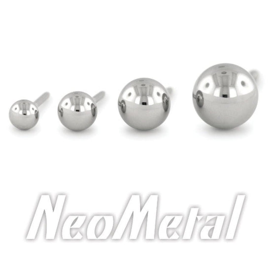 NeoMetal Threadless Titanium Threadless Ball End