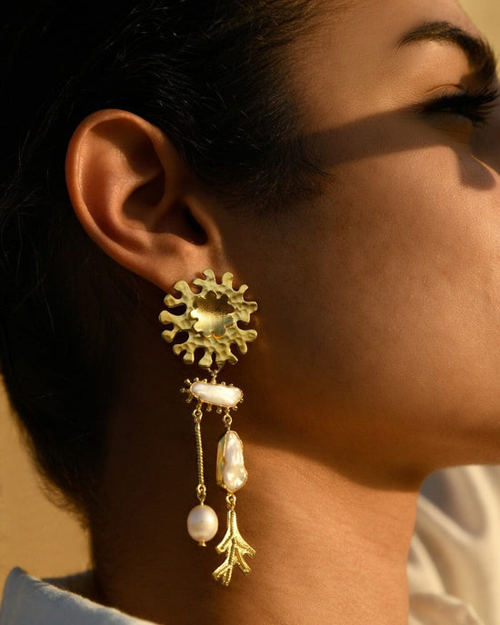 Christine Bekaert Jewelry Earring Ocean Dance