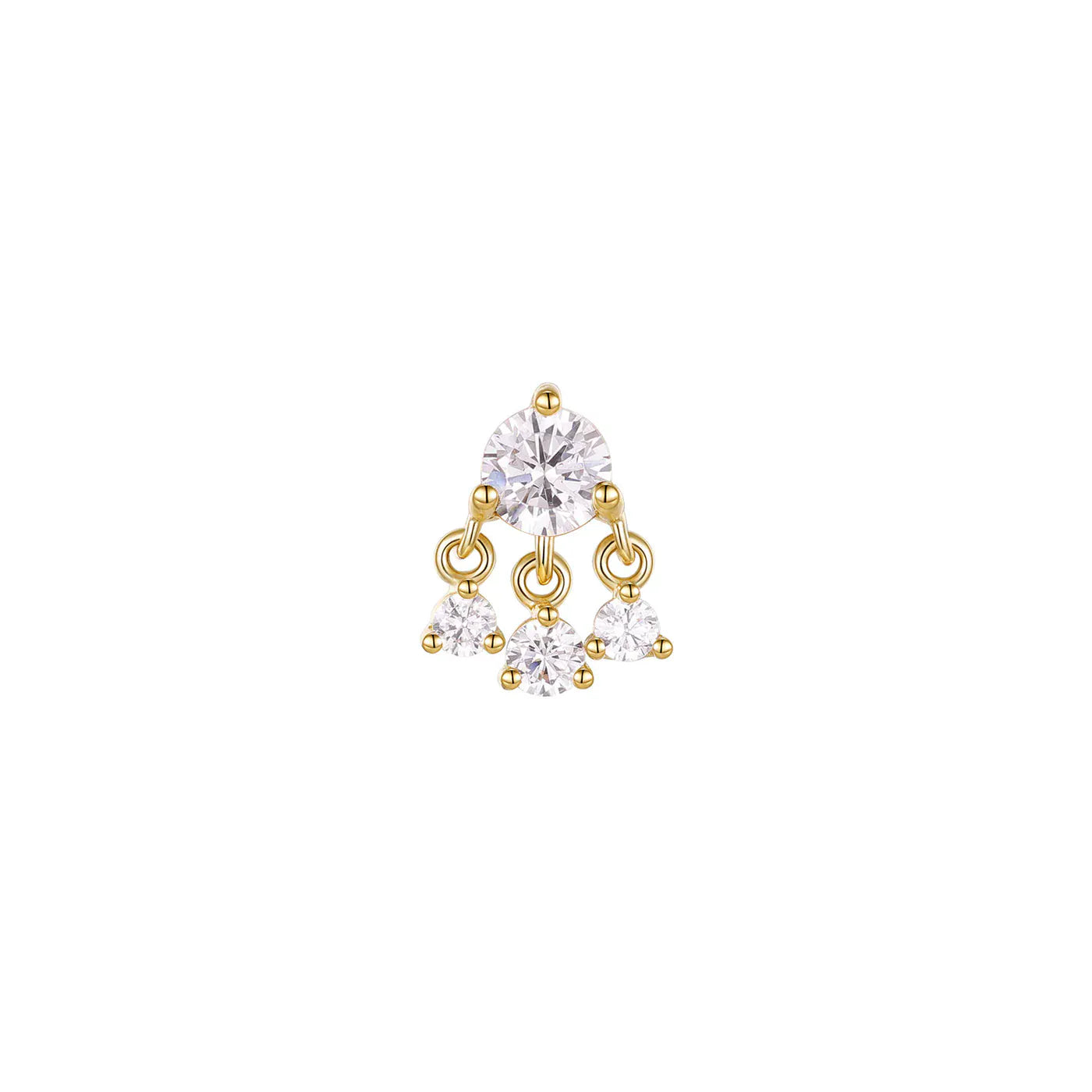 Modern Mood Body Jewelry gold piercing end Flirty