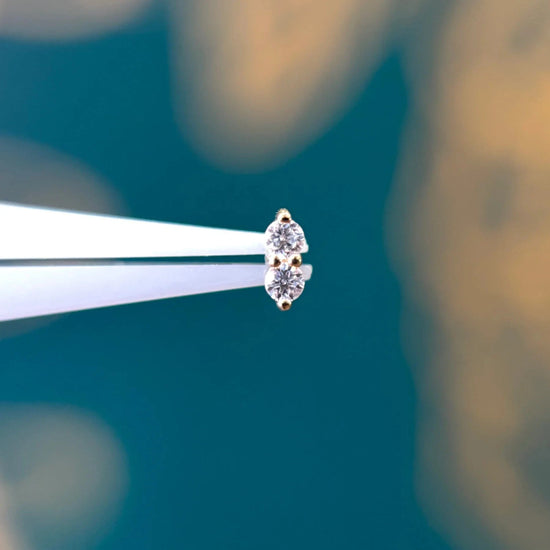 Paloma Jewelry gold earring Yellow Gold / Lab Diamond Penelope