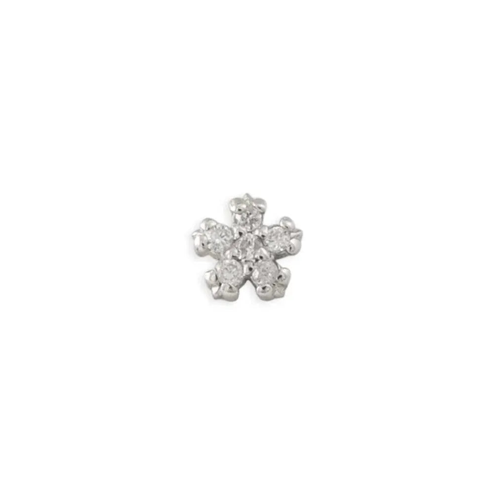 Tawapa gold piercing end Pixie - White CZ