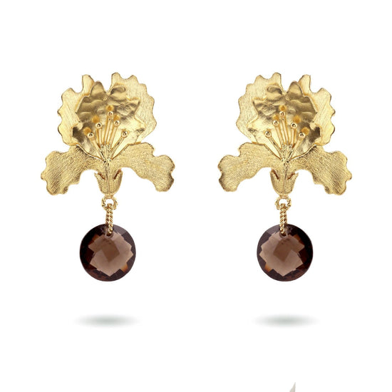 Christine Bekaert Jewelry Earring Iris Stone