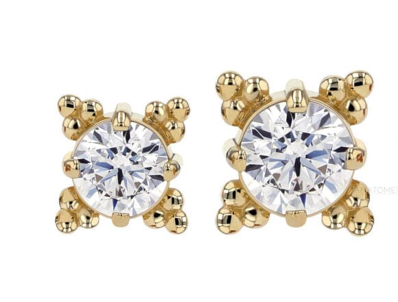 Anatometal Threadless Gold Zia - CZ