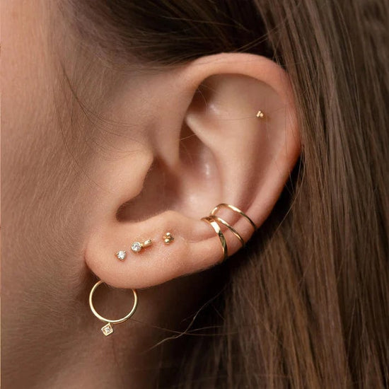 Aurelie Gi gold earring Mia