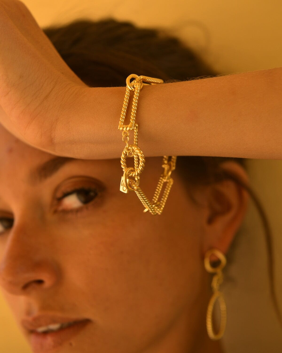 Load image into Gallery viewer, Christine Bekaert Jewelry Bracelet Mumtaz Square Bracelet
