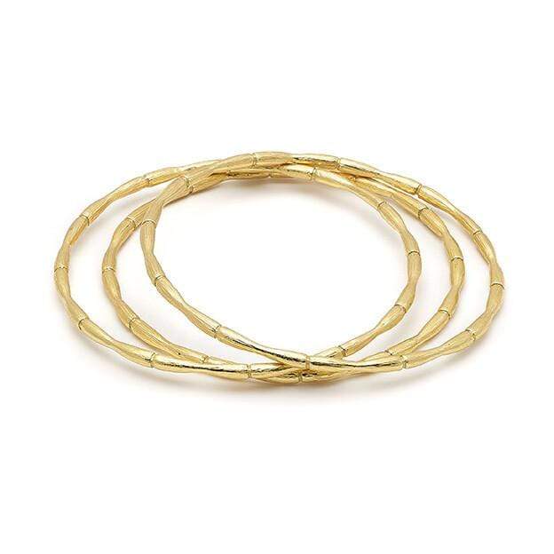 Christine Bekaert Jewelry Bracelets Trio Bamboo Bangle