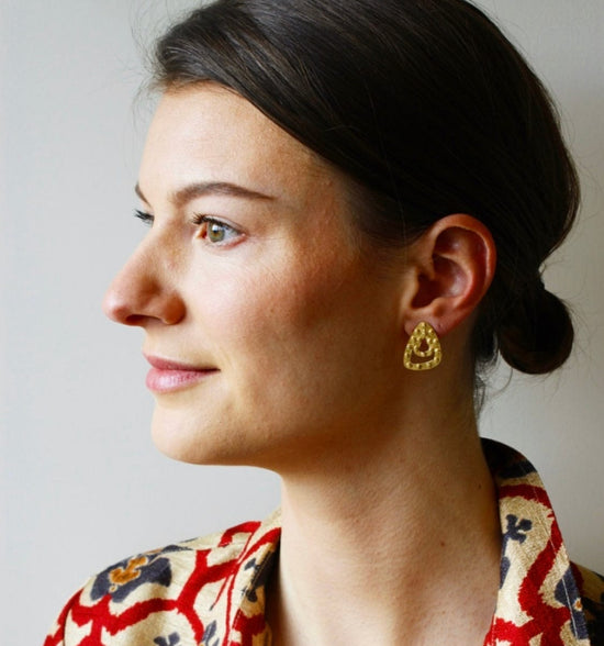 Christine Bekaert Jewelry Earring Burning Sand Stud
