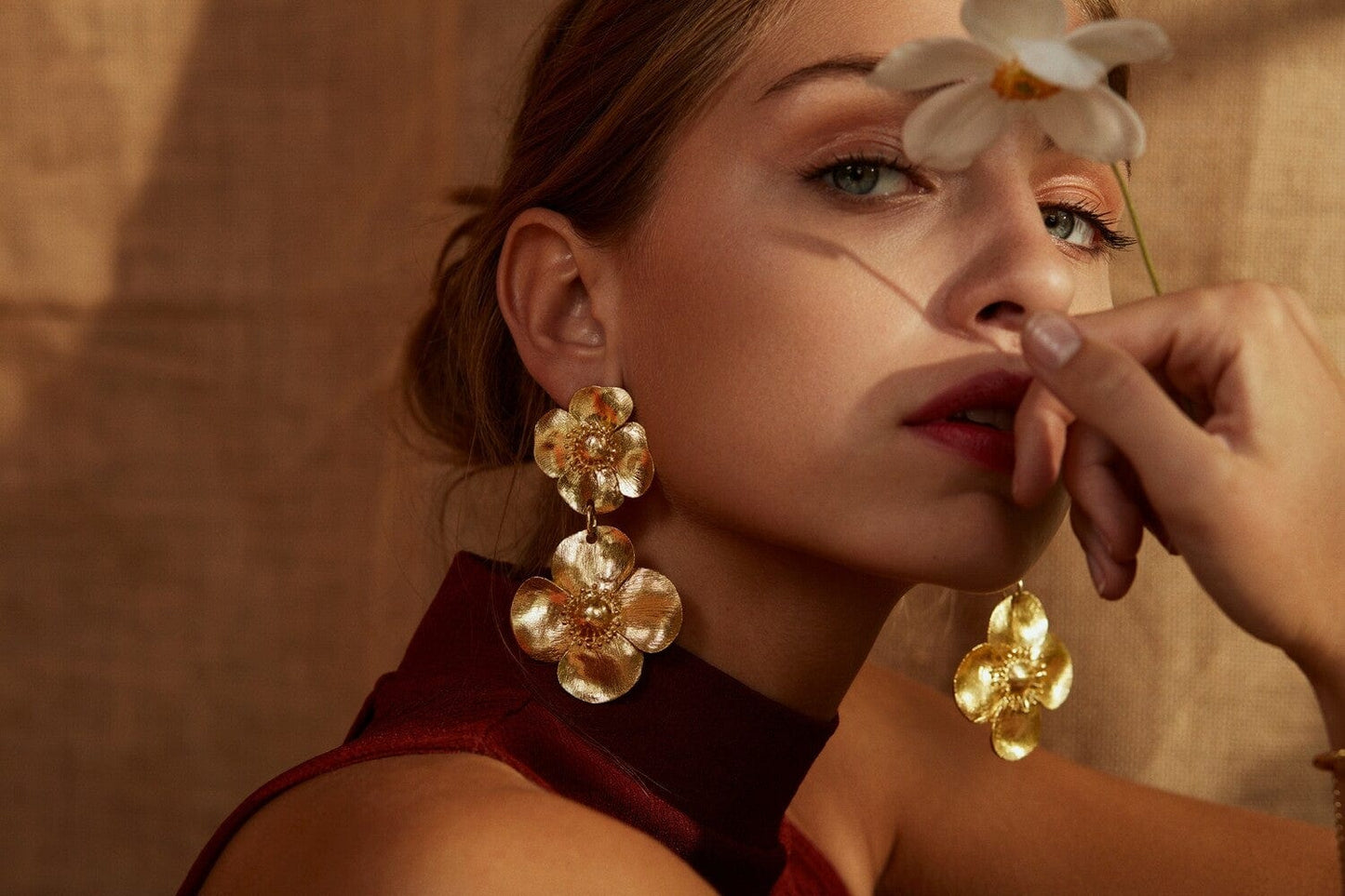 Christine Bekaert Jewelry Earring Poppy