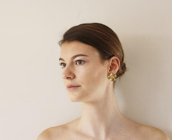 Christine Bekaert Jewelry Earring Small Poppy Stud
