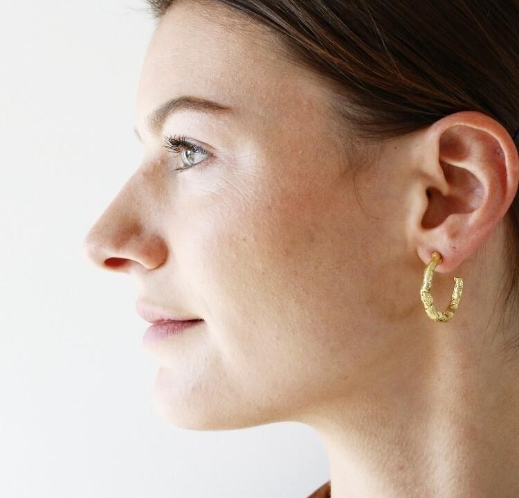 Load image into Gallery viewer, Christine Bekaert Jewelry Earring Spice Hoop
