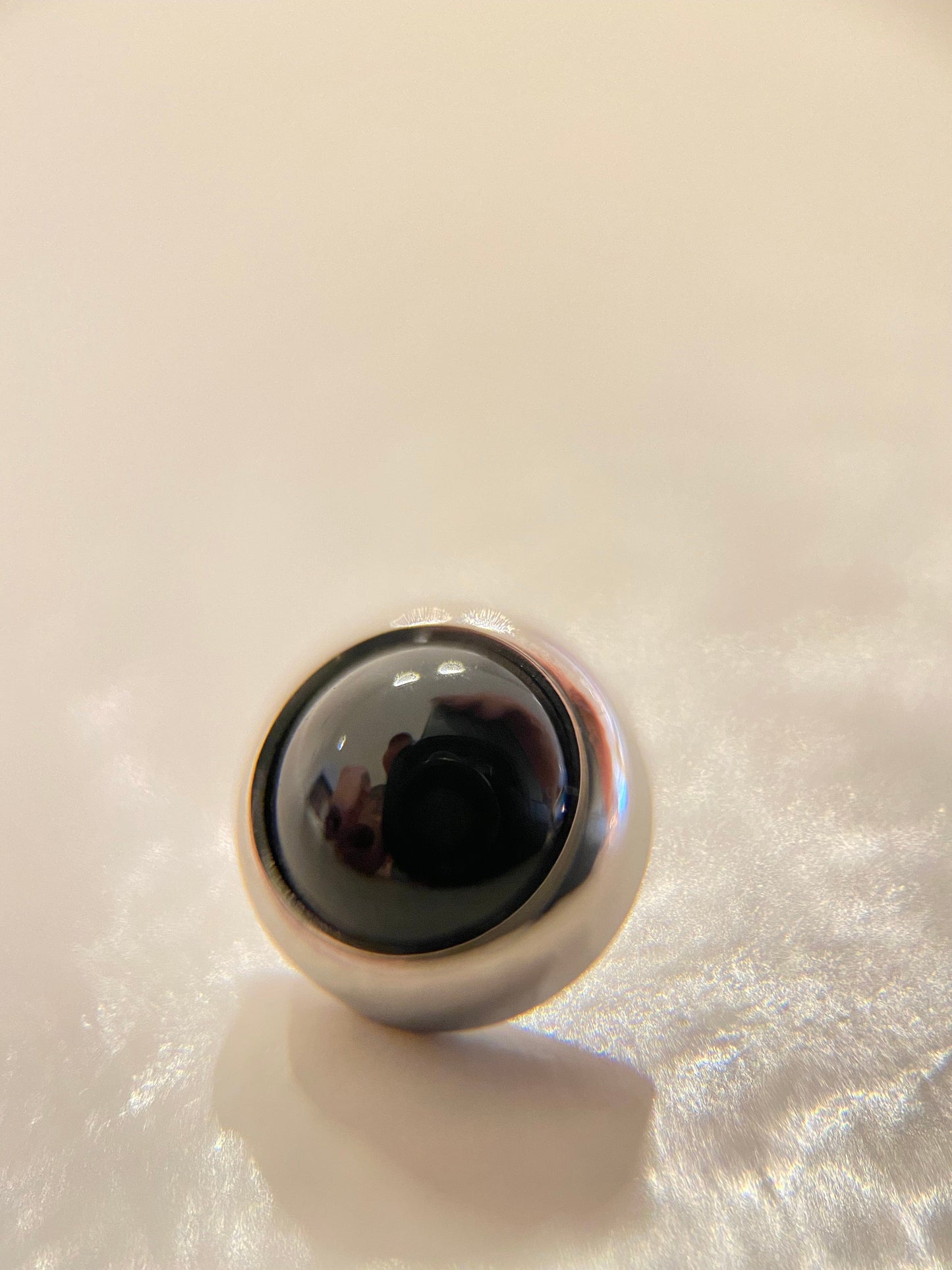 Industrial Strength Threaded Titanium Natural Stone Cabochon (Industrial Strength)