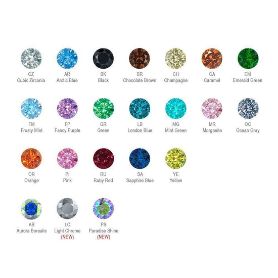 Load image into Gallery viewer, NeoMetal Threadless Titanium Bezel Set - Sapphire Blue (Neometal)
