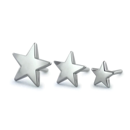 NeoMetal Threadless Titanium Star end