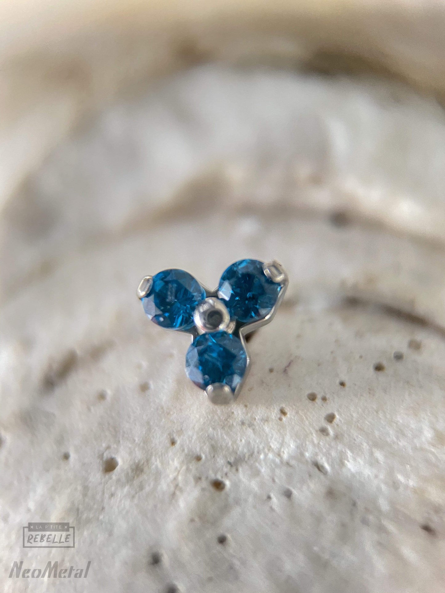 NeoMetal Threadless Titanium Trinity - London Blue