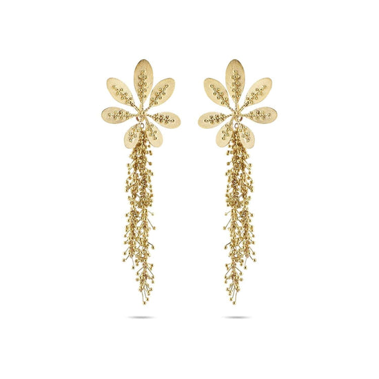 Christine Bekaert Jewelry Earring Peacock Beads