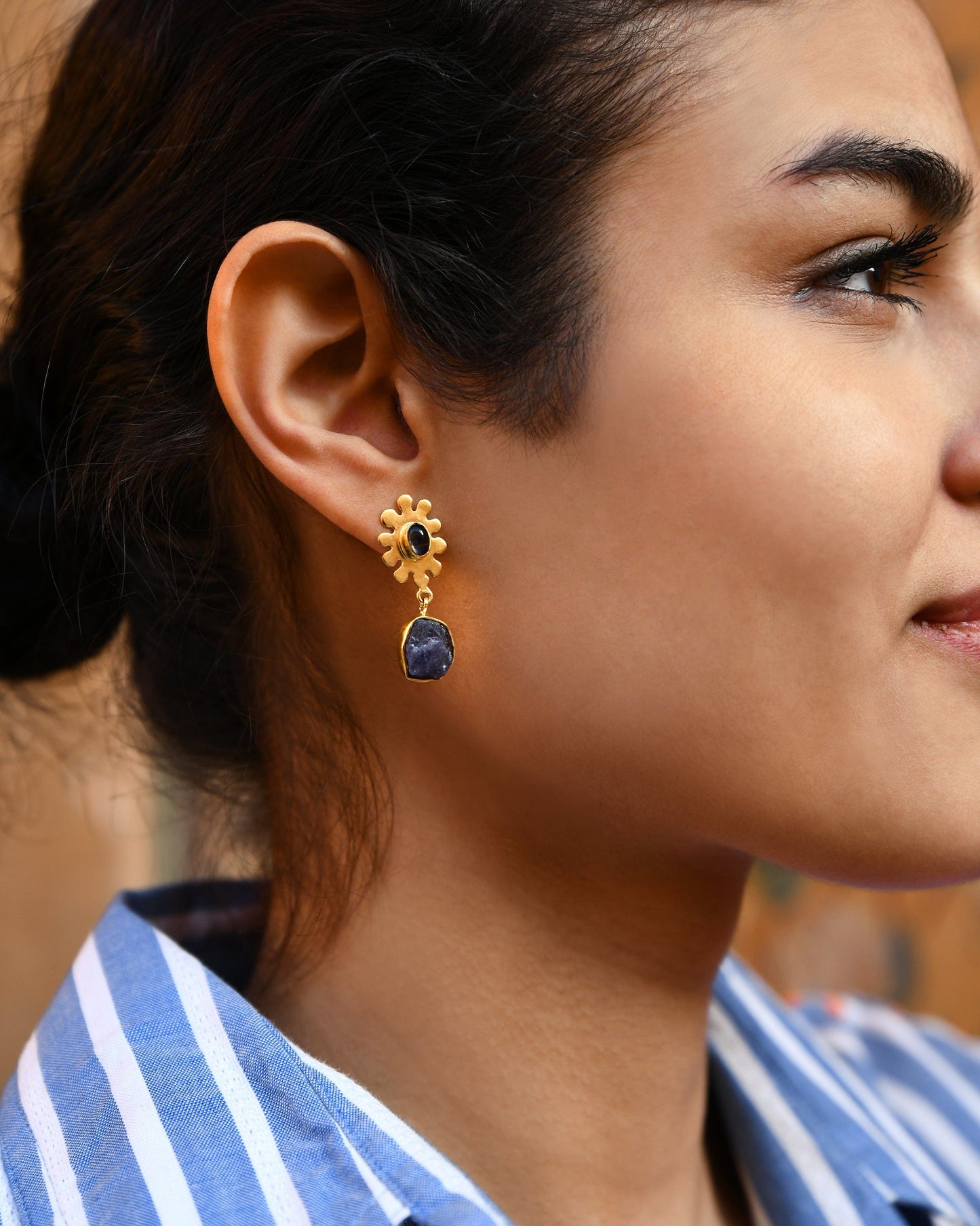 Christine Bekaert Jewelry Earring Little Ocean Pebbles